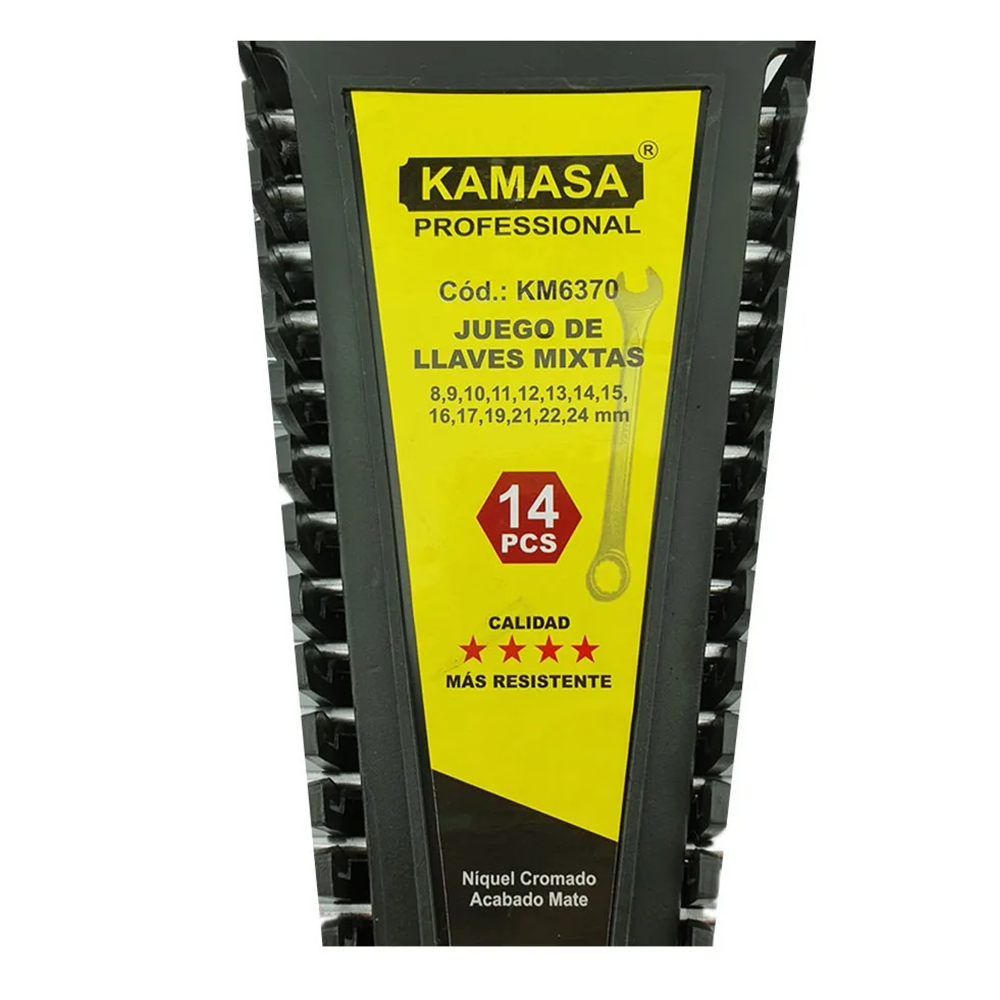 Set Juego De Llaves Punta Corona 14 Piezas Km6370-1