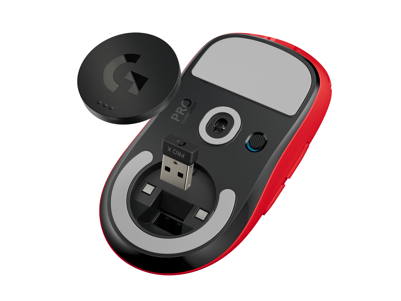 Mouse Gamer Logitech Gaming Pro X SuperLight, Rojo-5