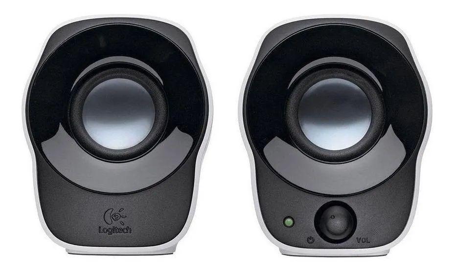 Parlante Logitech Z120 negra y blanca-0