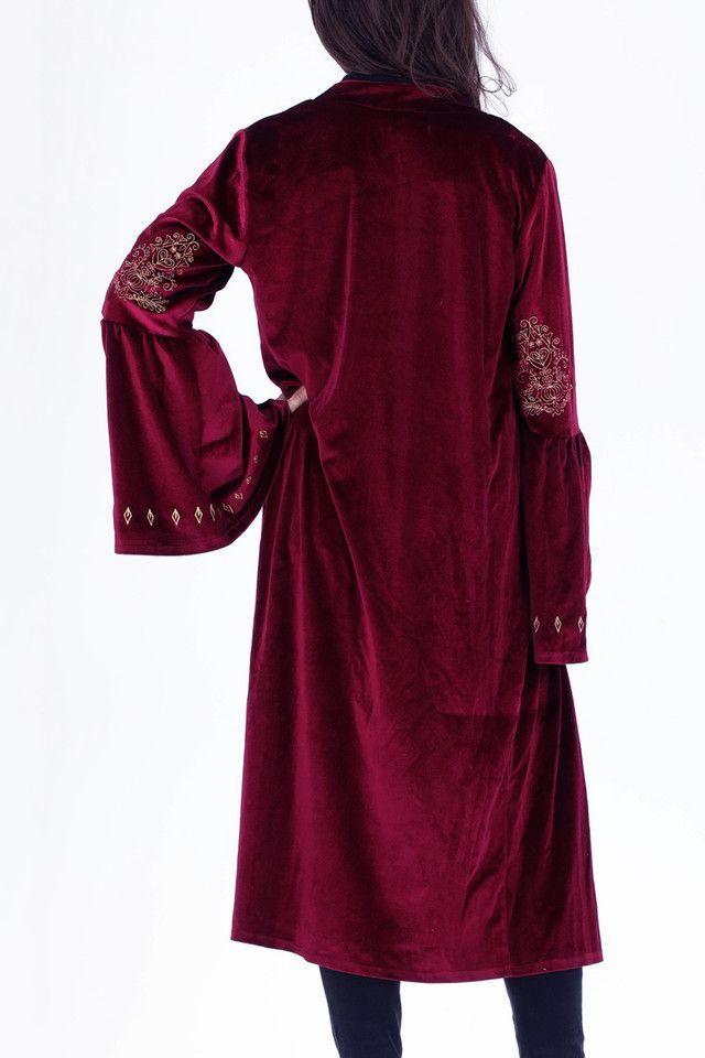 Kimono Royal Burdeo Humana-1