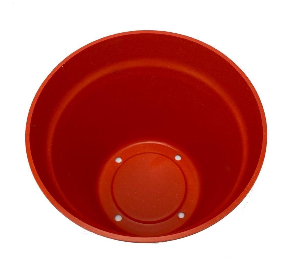 SET 8 MACETAS BIO REDONDO 4AZUL4ROJO 13,7X10,3-6