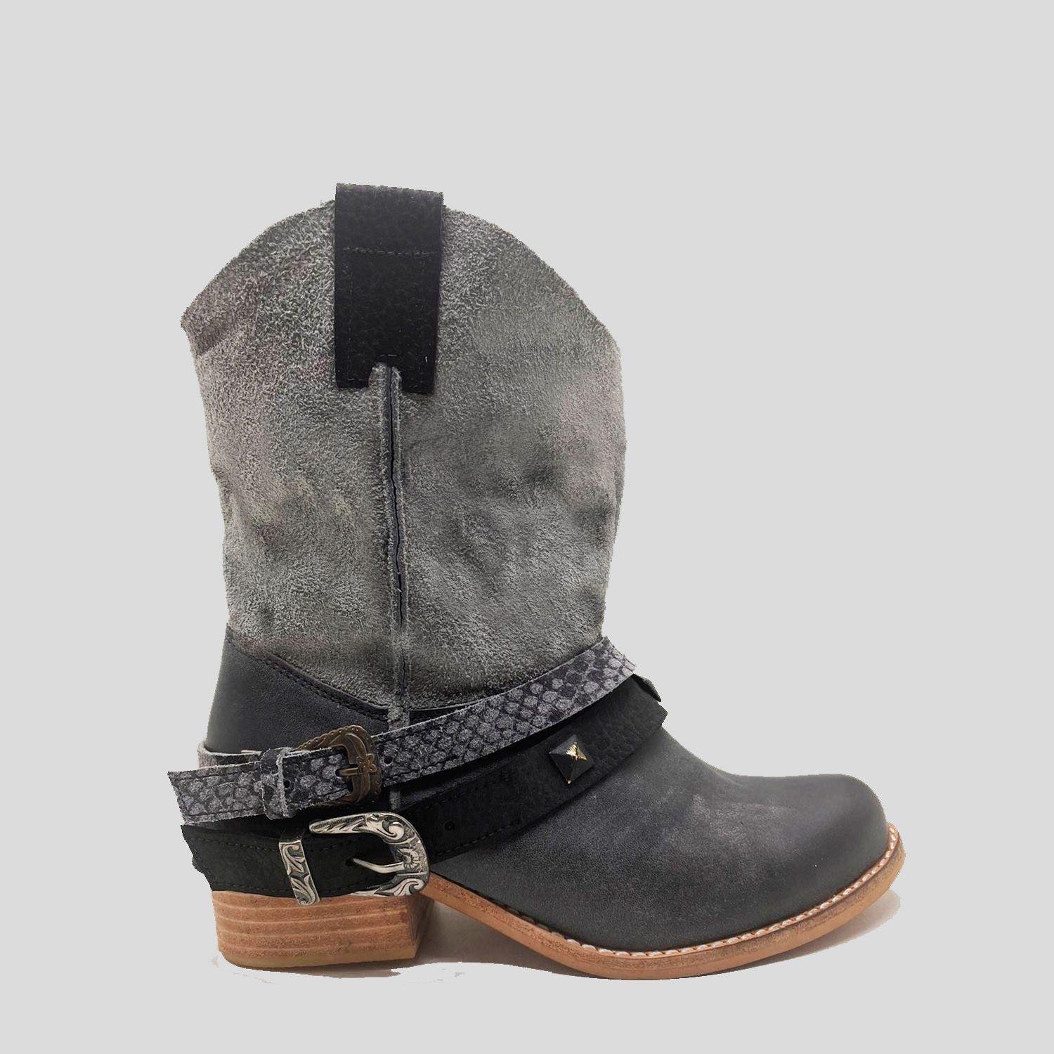 BOTA ARIZONA CUERO GRAFITO AMANO SHOES-2