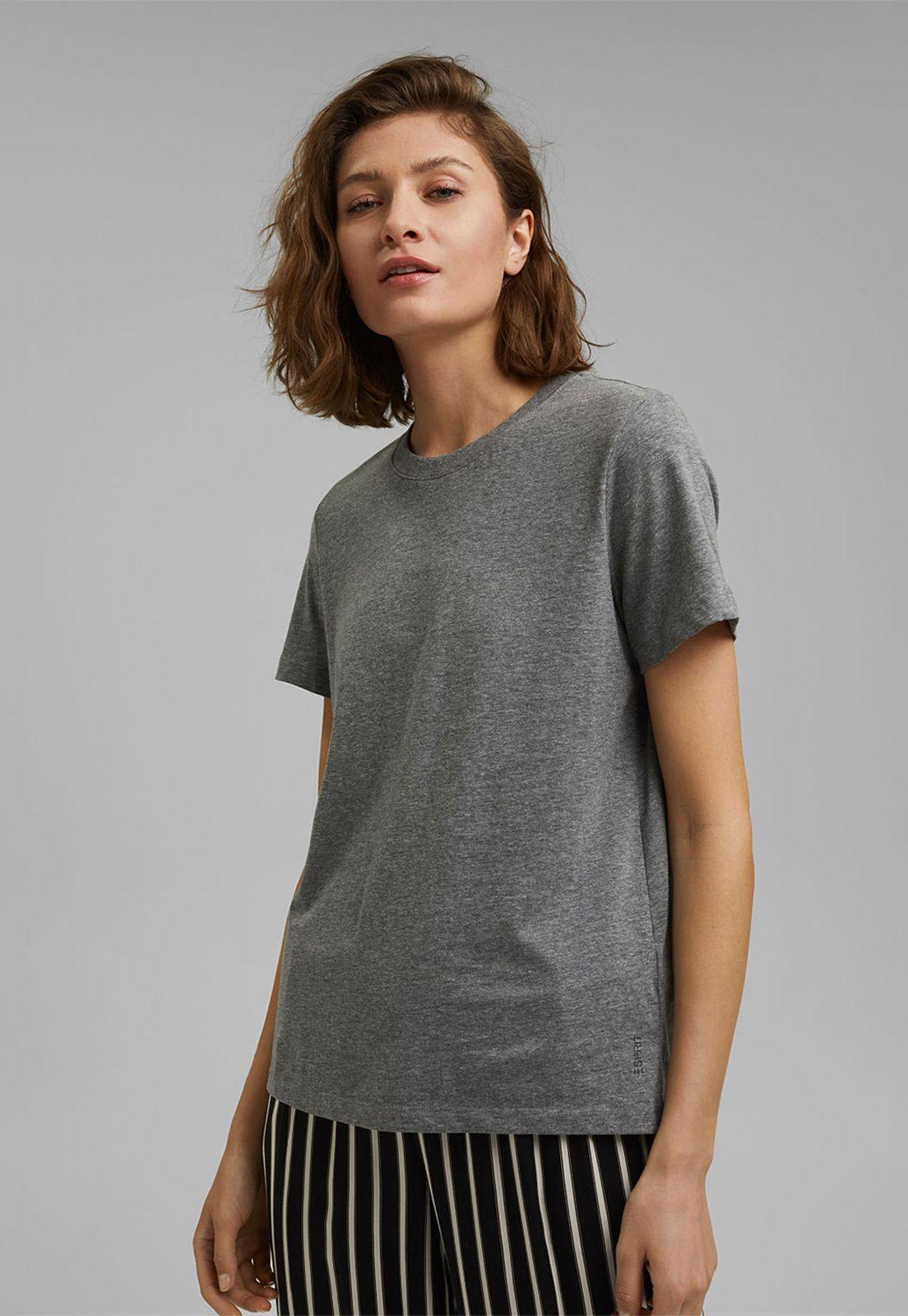 Polera Mujer Manga Corta Lisa Esprit-0