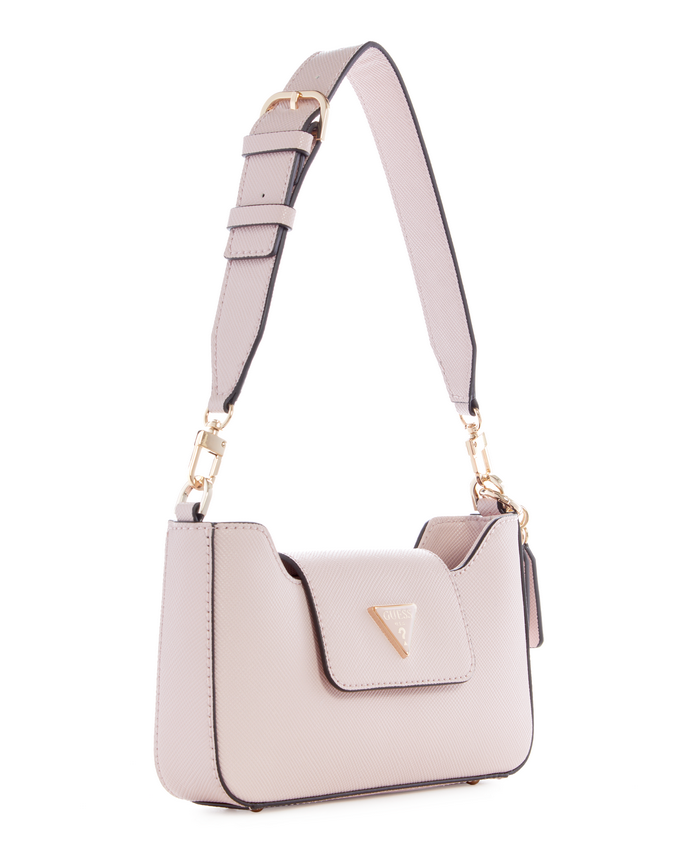 Cartera Guess Eco Ivy Top Zip Shoulder Ltr Rosado-1