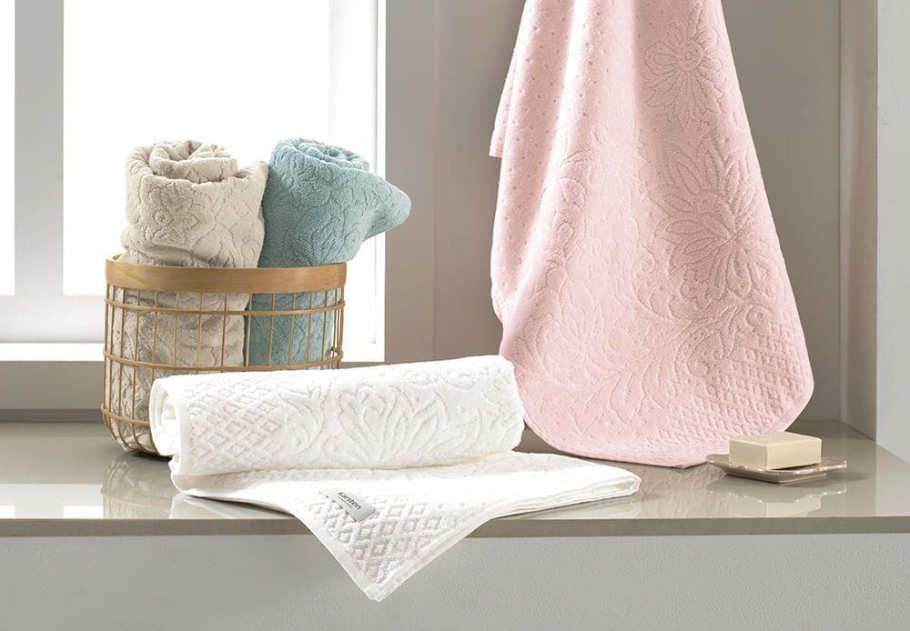 Toalla de baño Karsten Monique 440gr 66 x 140 cm Beige-2