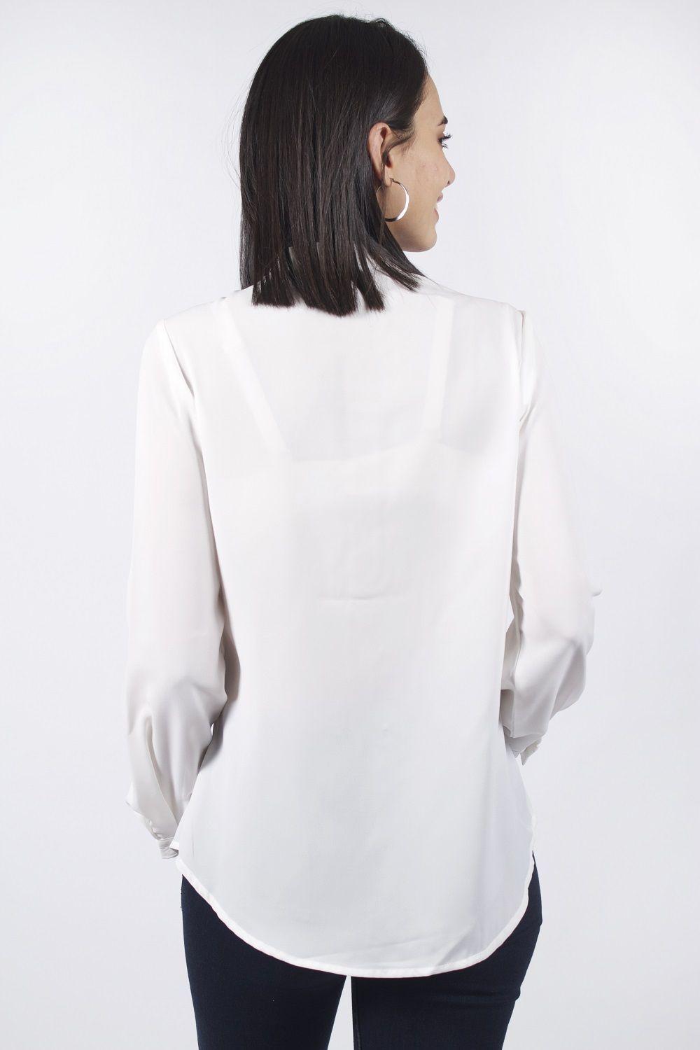 Blusa bordada cuello mao blanco-2