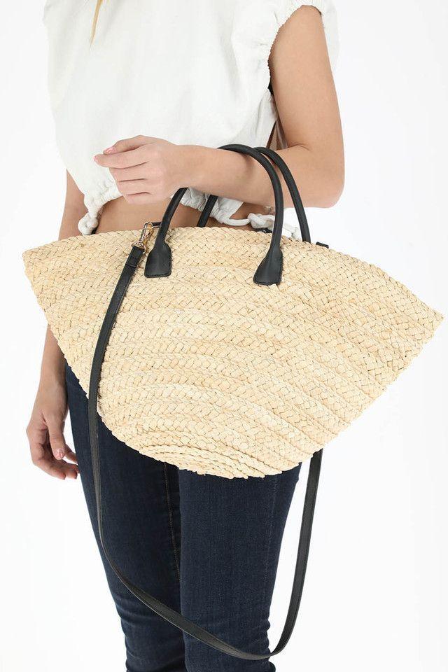 Cartera Hombro Beige Trigal Campo Humana-3