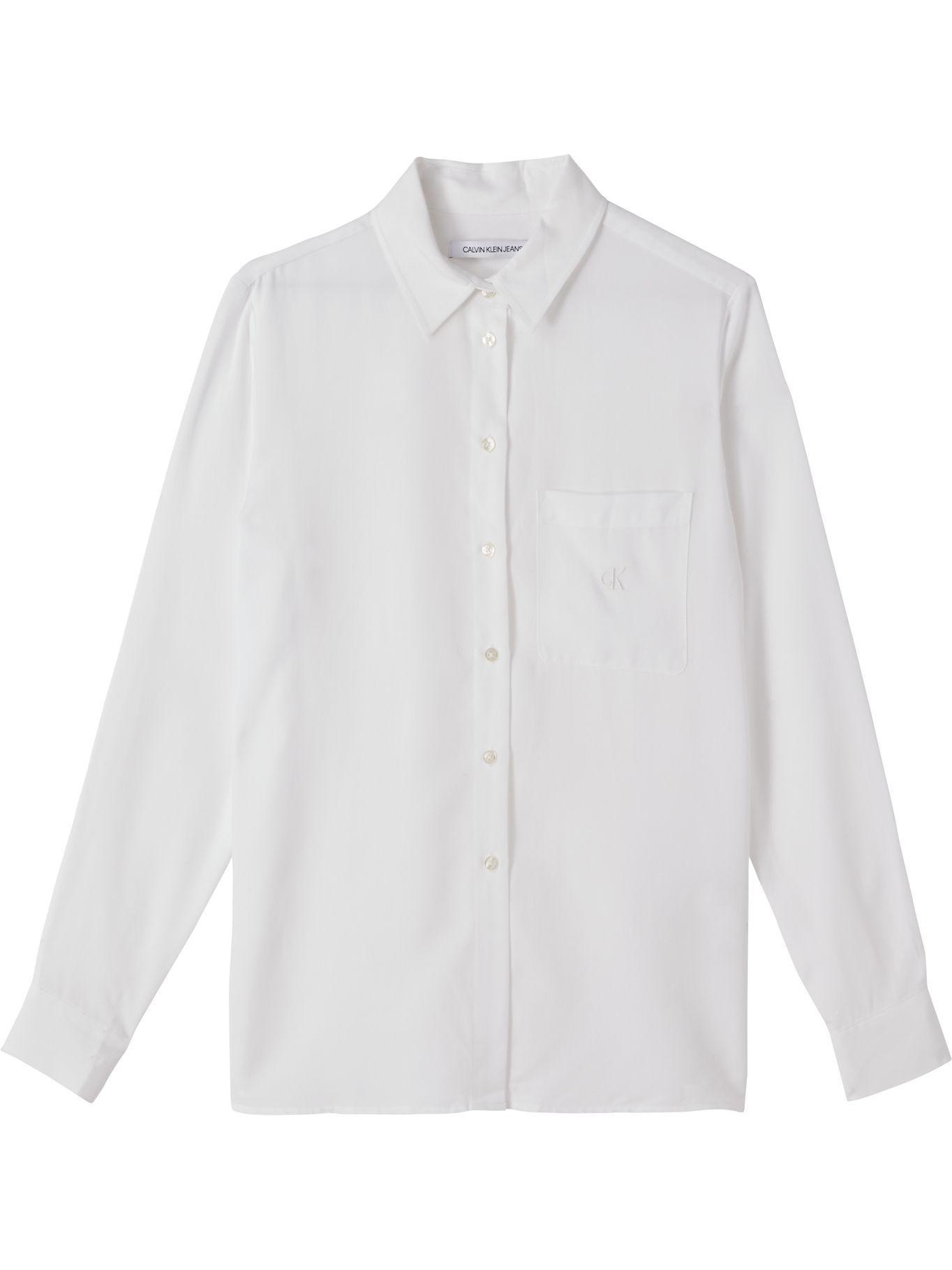 Camisa Easy Drapey  Blanco Calvin Klein-0