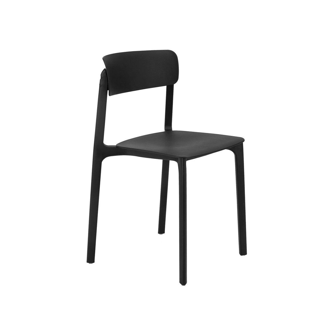 Silla Clay Monoblock Negro-0