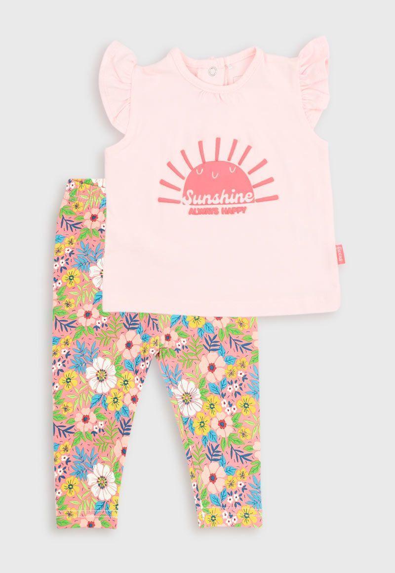 Conjunto newborn niña algodón 121-0