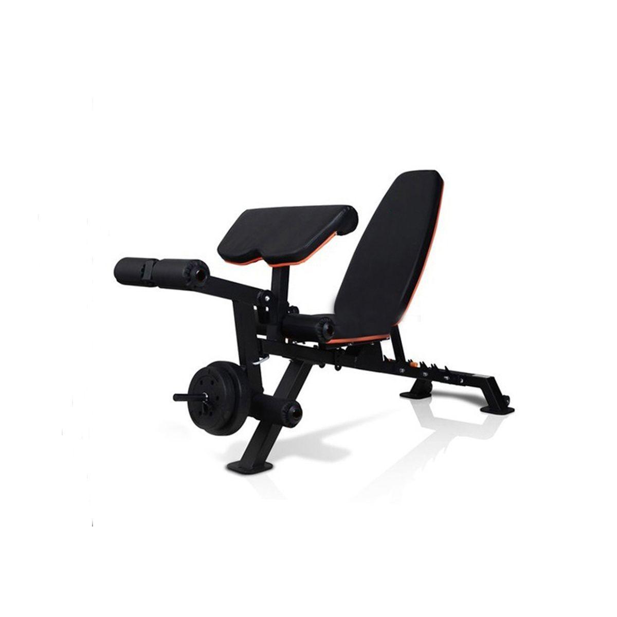 Banco declinable olímpico extensión de piernas -0