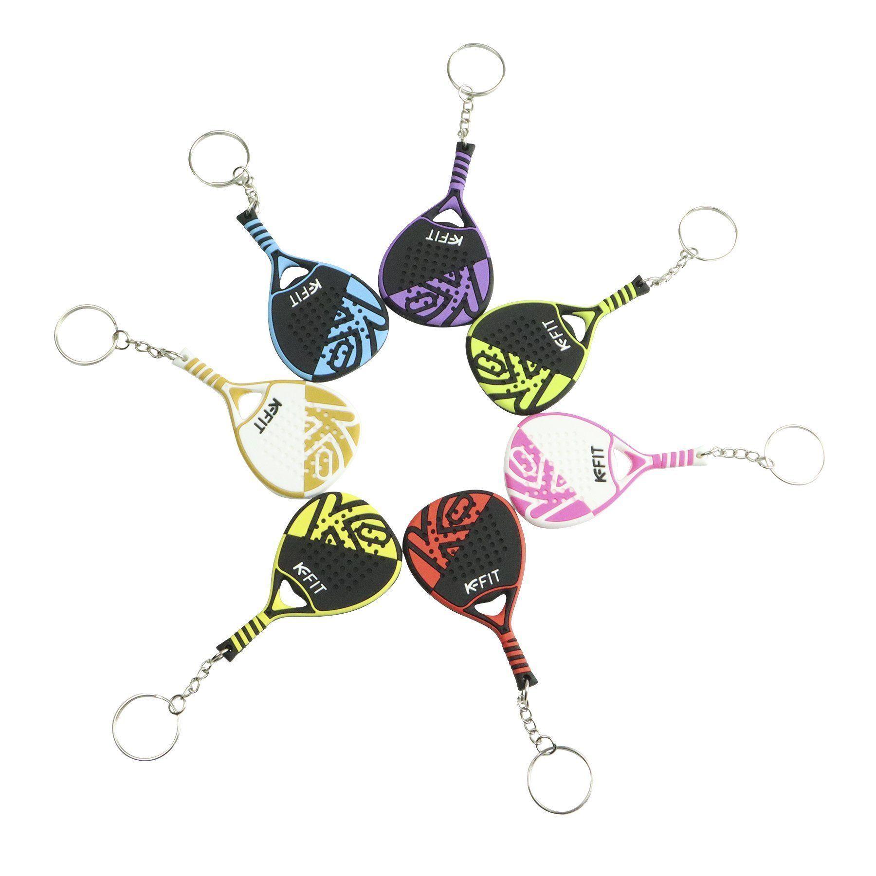 Llavero Pala Padel Magenta-2