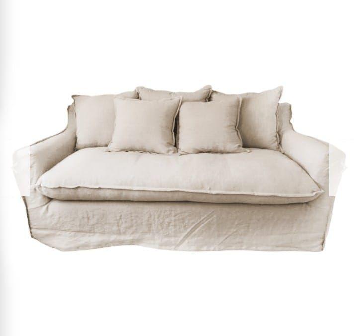 Sofa Gema 1,6 Mts Crudo con funda-0