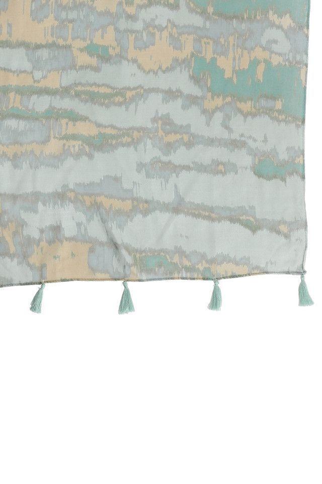 Pañuelo Estampado Fog Verde Menta Humana-1
