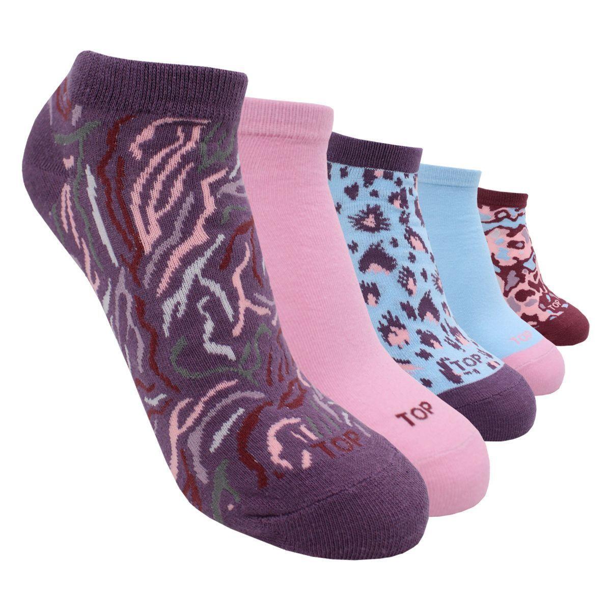 Calcetines Cortos Mujer Pack 5 C4-0