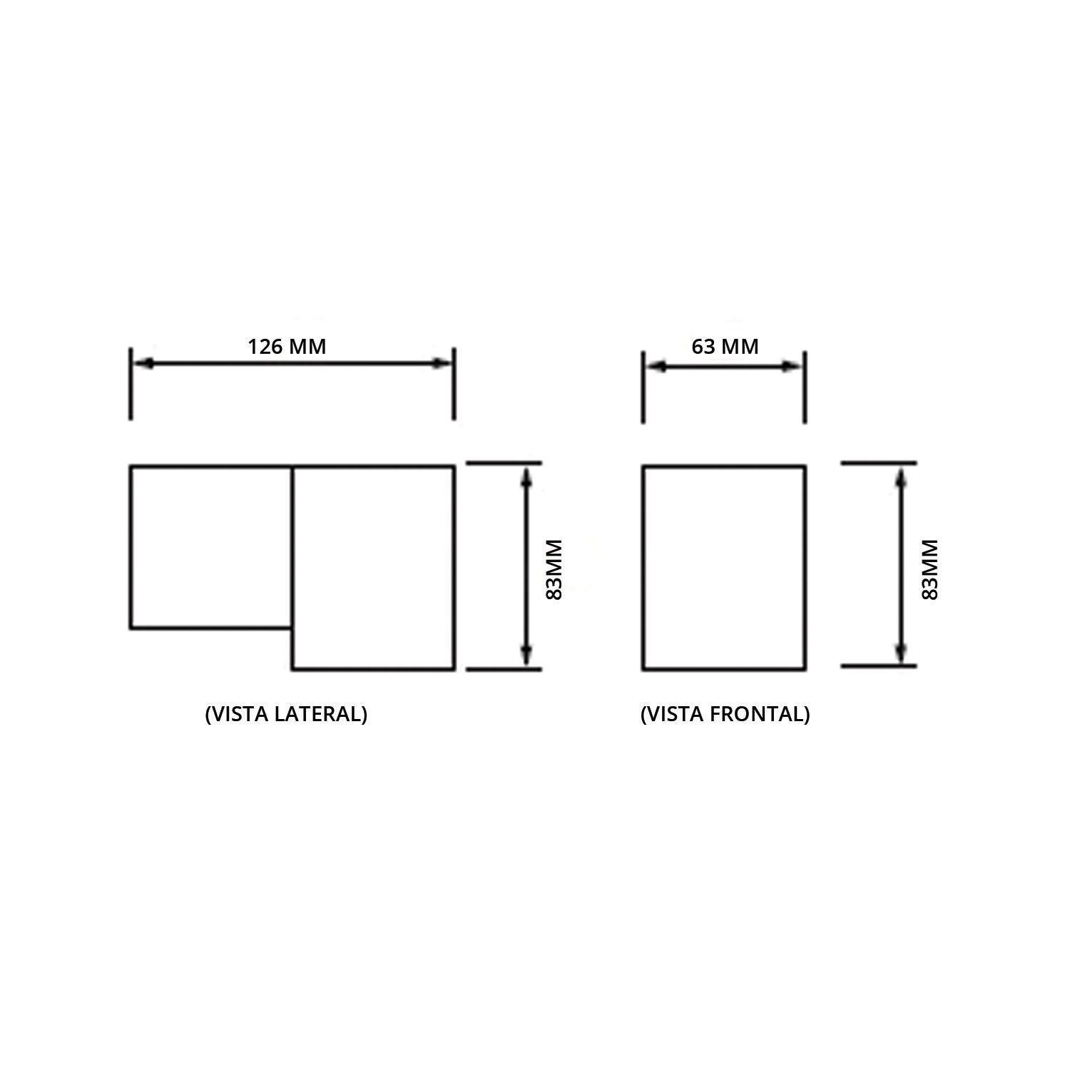 Foco Duplo Orientable GU-10 Blanco-3
