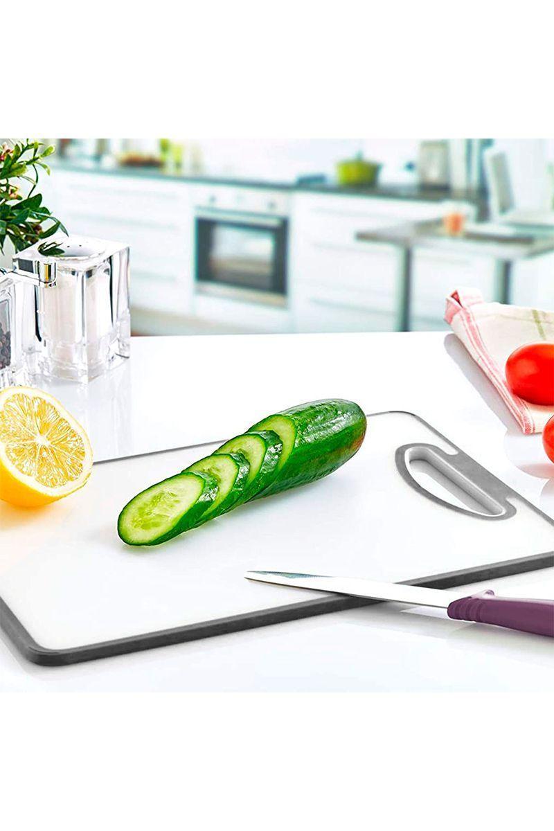 Tabla Cocina Non-Slip Grande Rectangular Gris-1