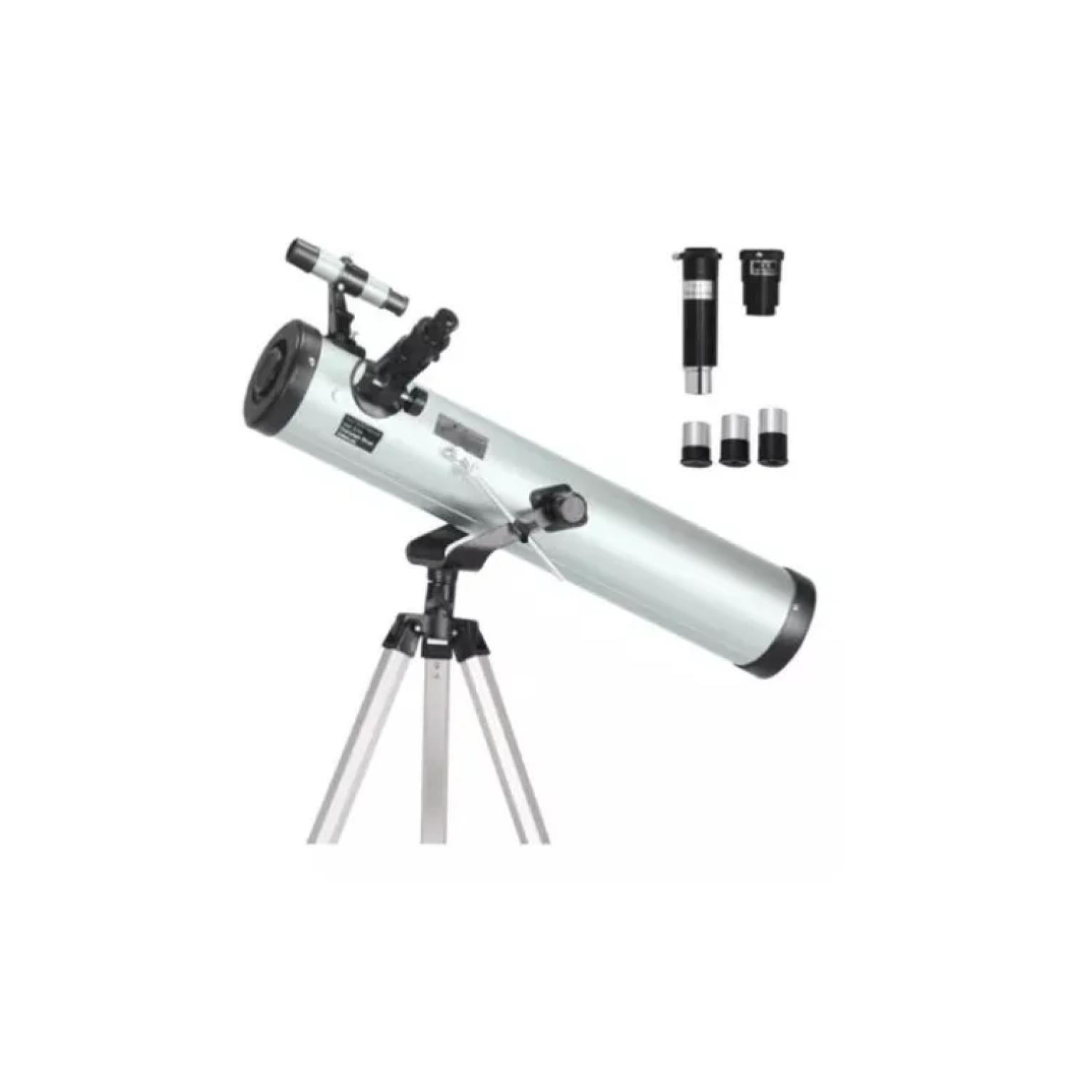 Telescopio Astronomico 76mm Accesorios Con Tripode-2