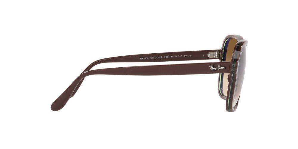 Lentes De Sol Ray-Ban 0RB4356 State Side Café Unisex-3