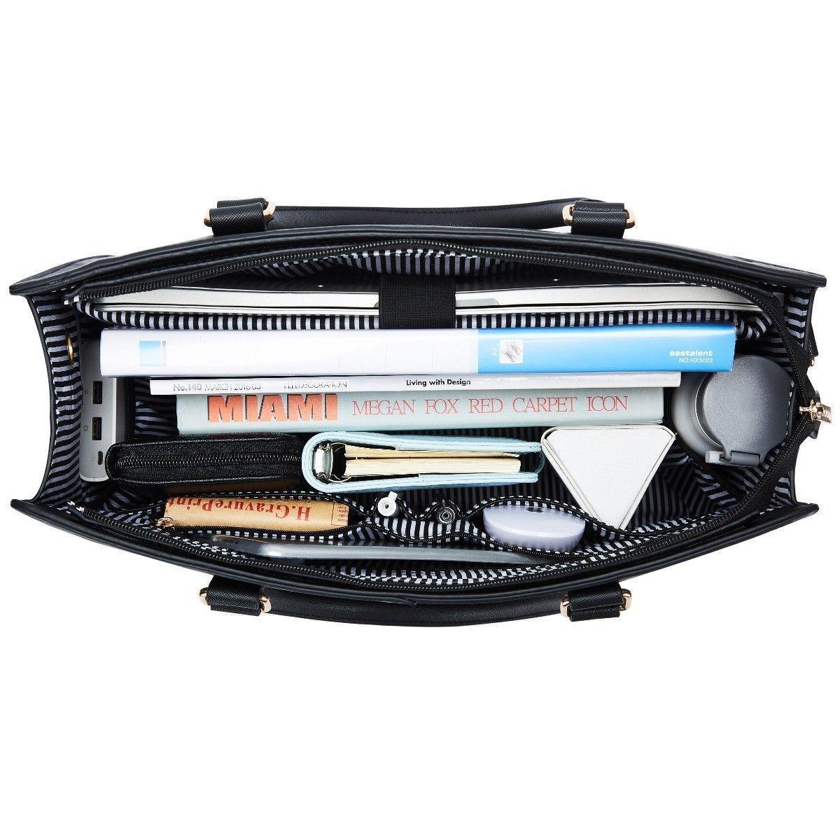 Ecosusi Bolso Maletin BOW 15.6"+ bolso de mano - Negro-2