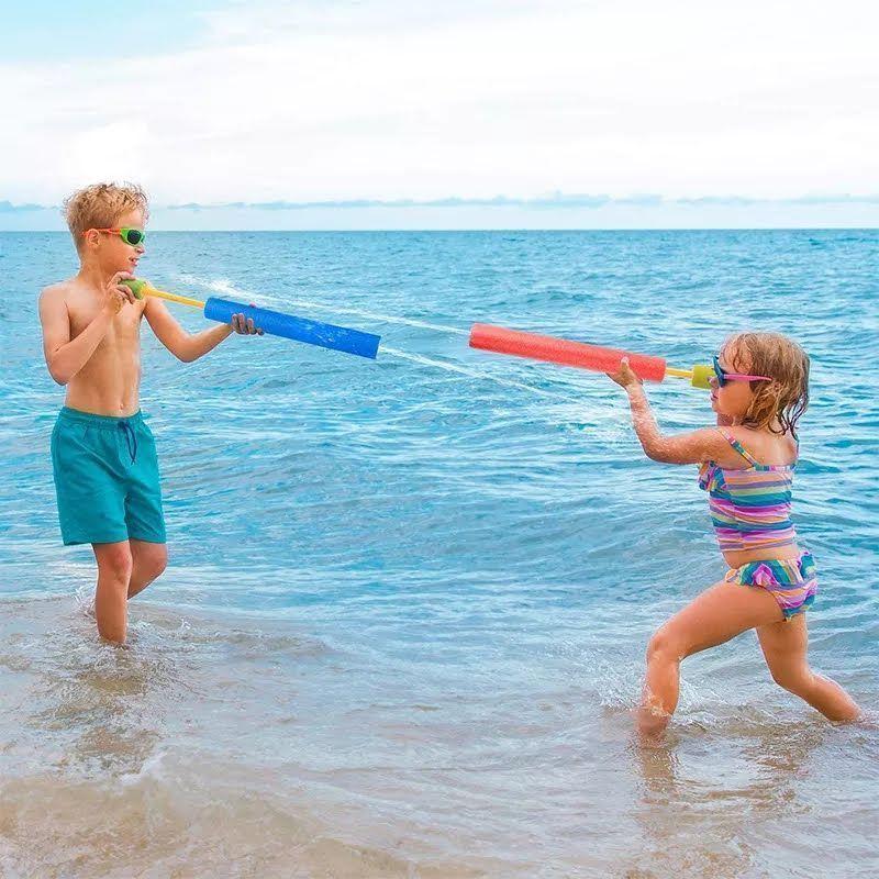 Pistola Lanza Agua Esponja Piscina Verano Juego Niños-2
