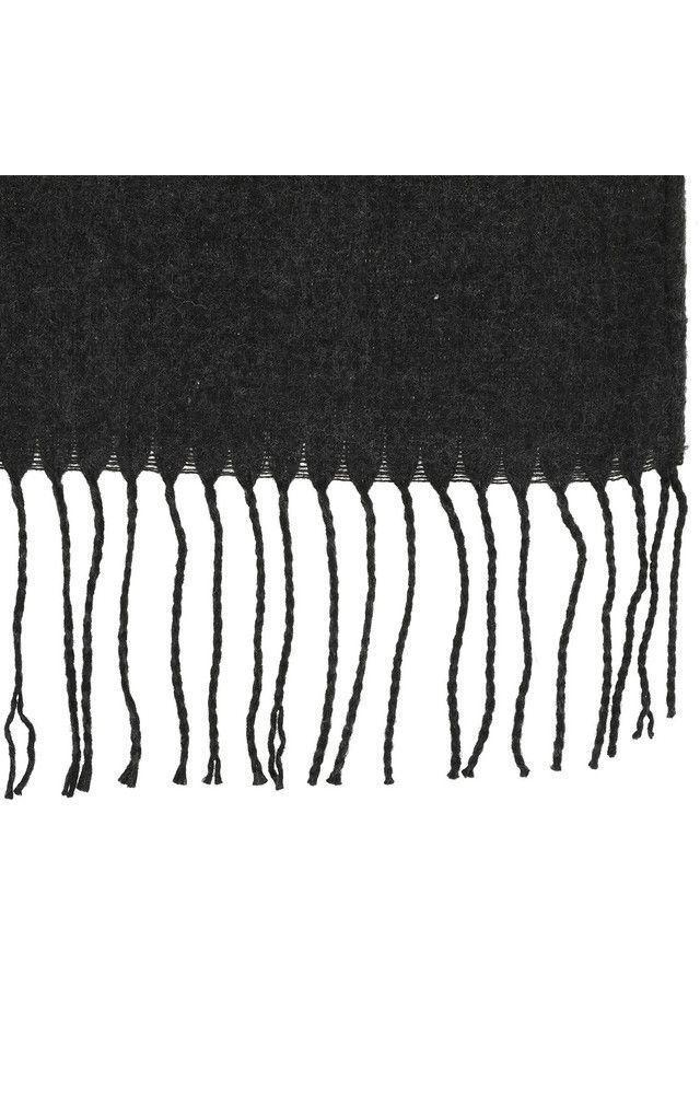 Poncho Basic Negro Humana-1