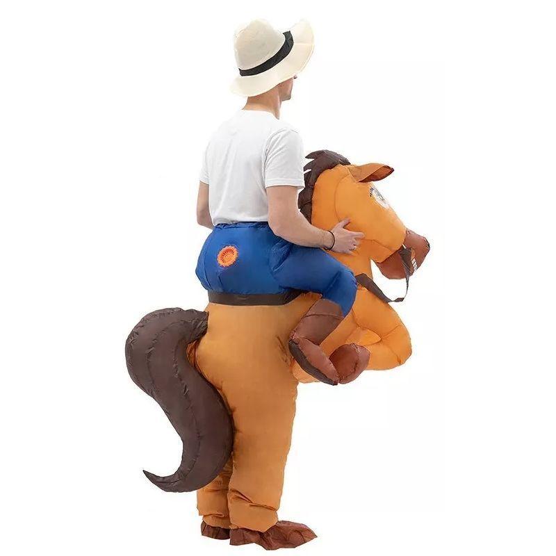 Disfraz Inflable Caballo con Jinete-1