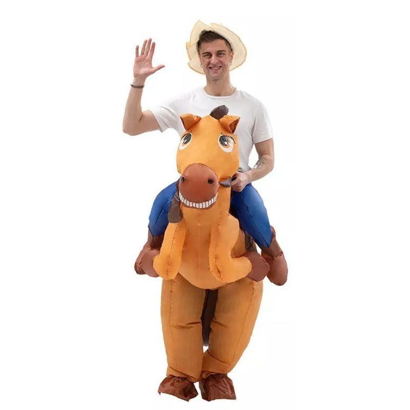 Disfraz Inflable Caballo con Jinete-2