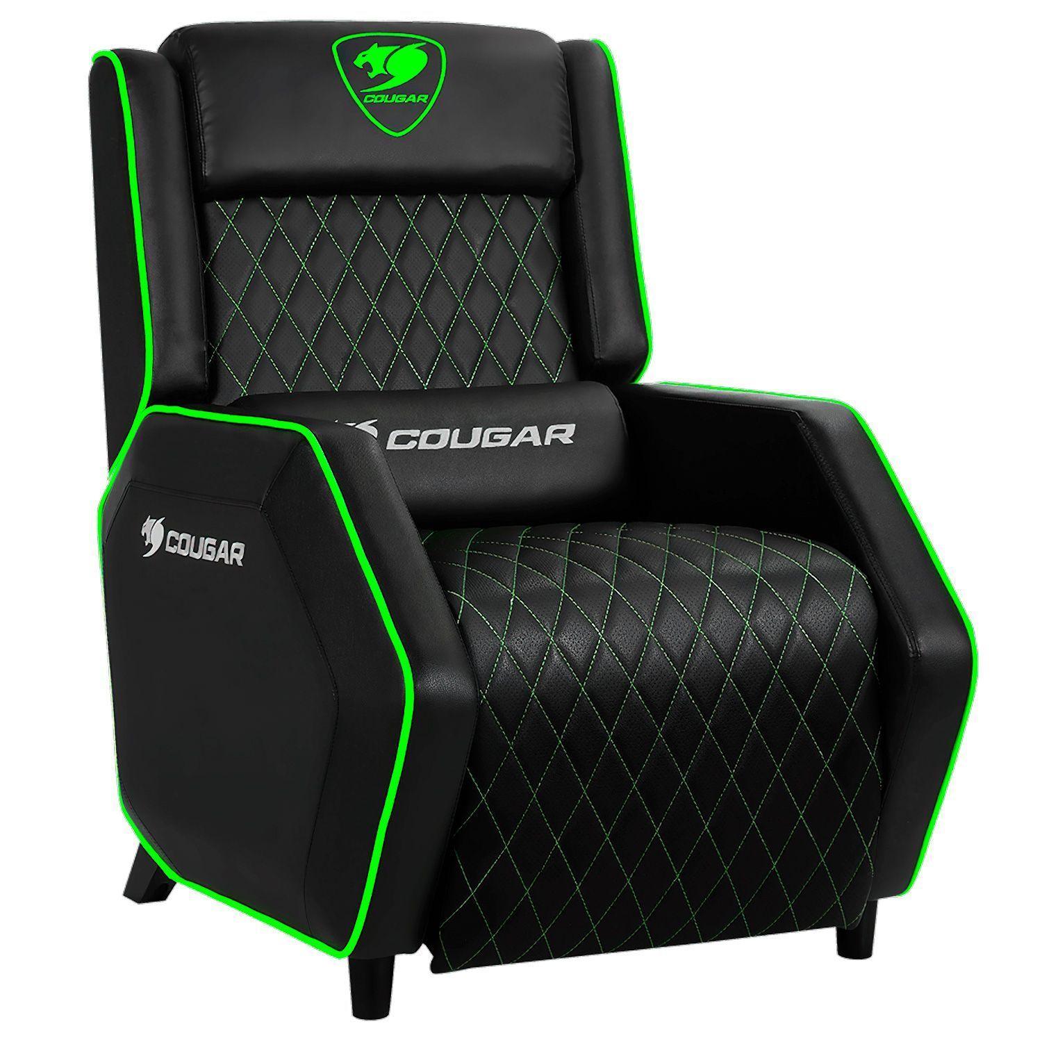 Sillon Gamer Cougar Ranger XB Verde Eco Cuero Reclinable -0