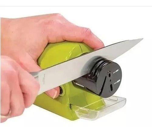 Afilador Cuchillos Tijeras Eléctrico A Pilas-0
