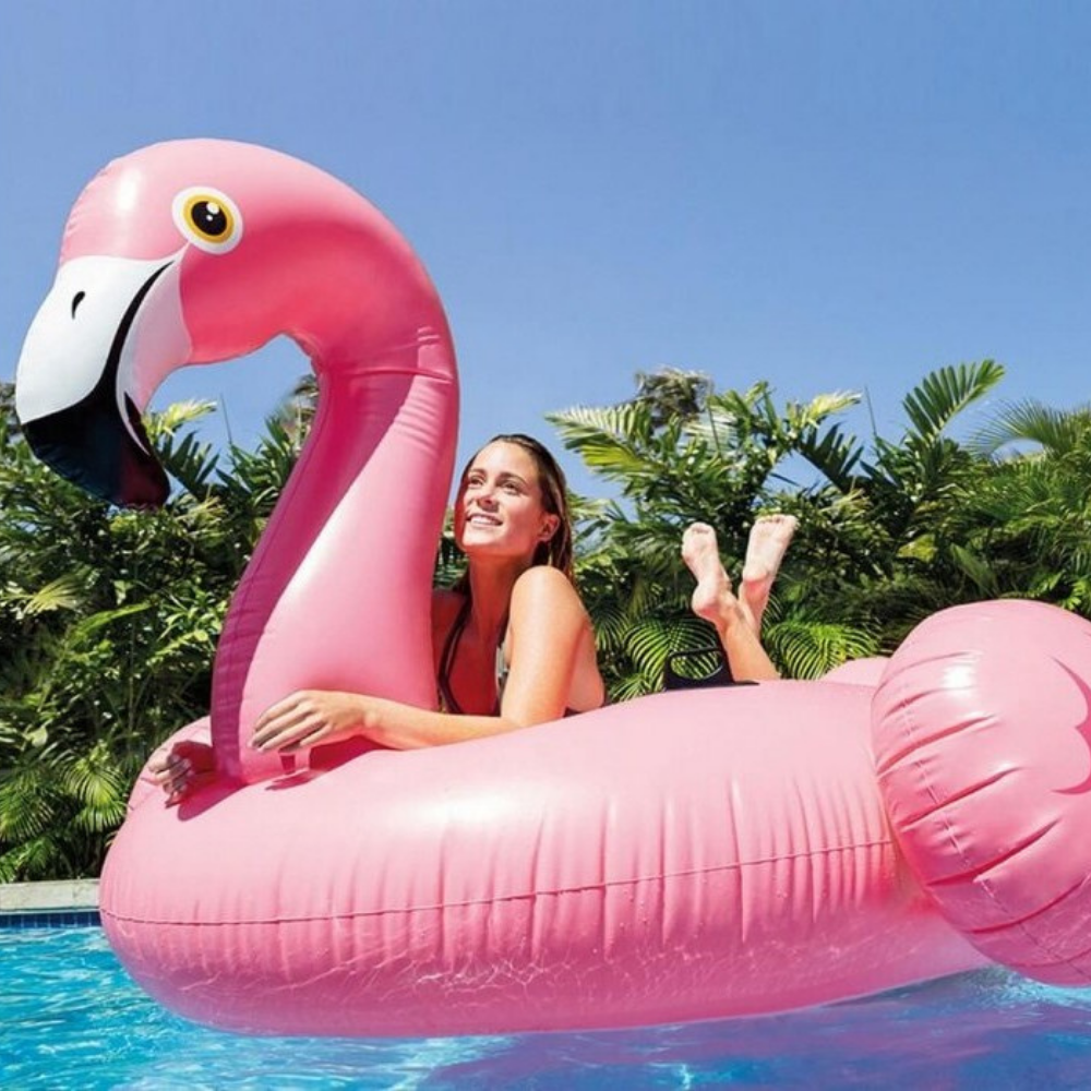 Flotador Inflable Mega Flamenco 203x196x124 Cm-4