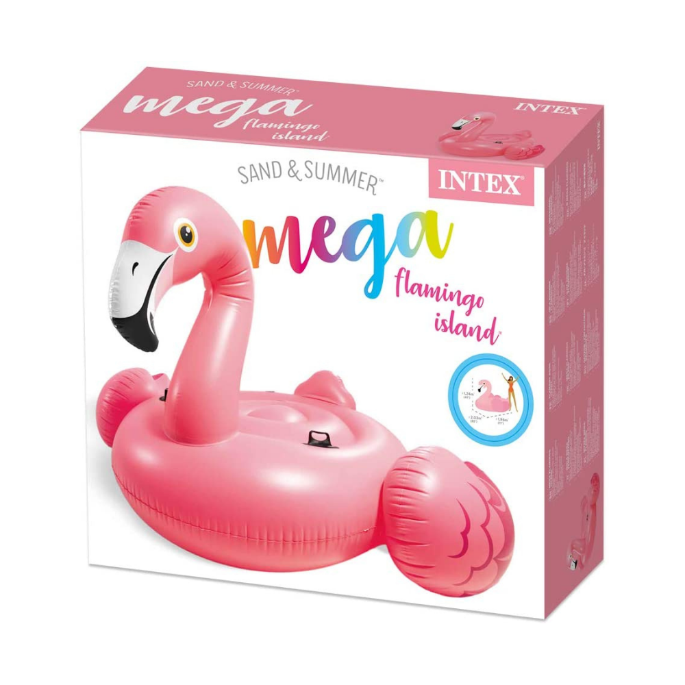 Flotador Inflable Mega Flamenco 203x196x124 Cm-2