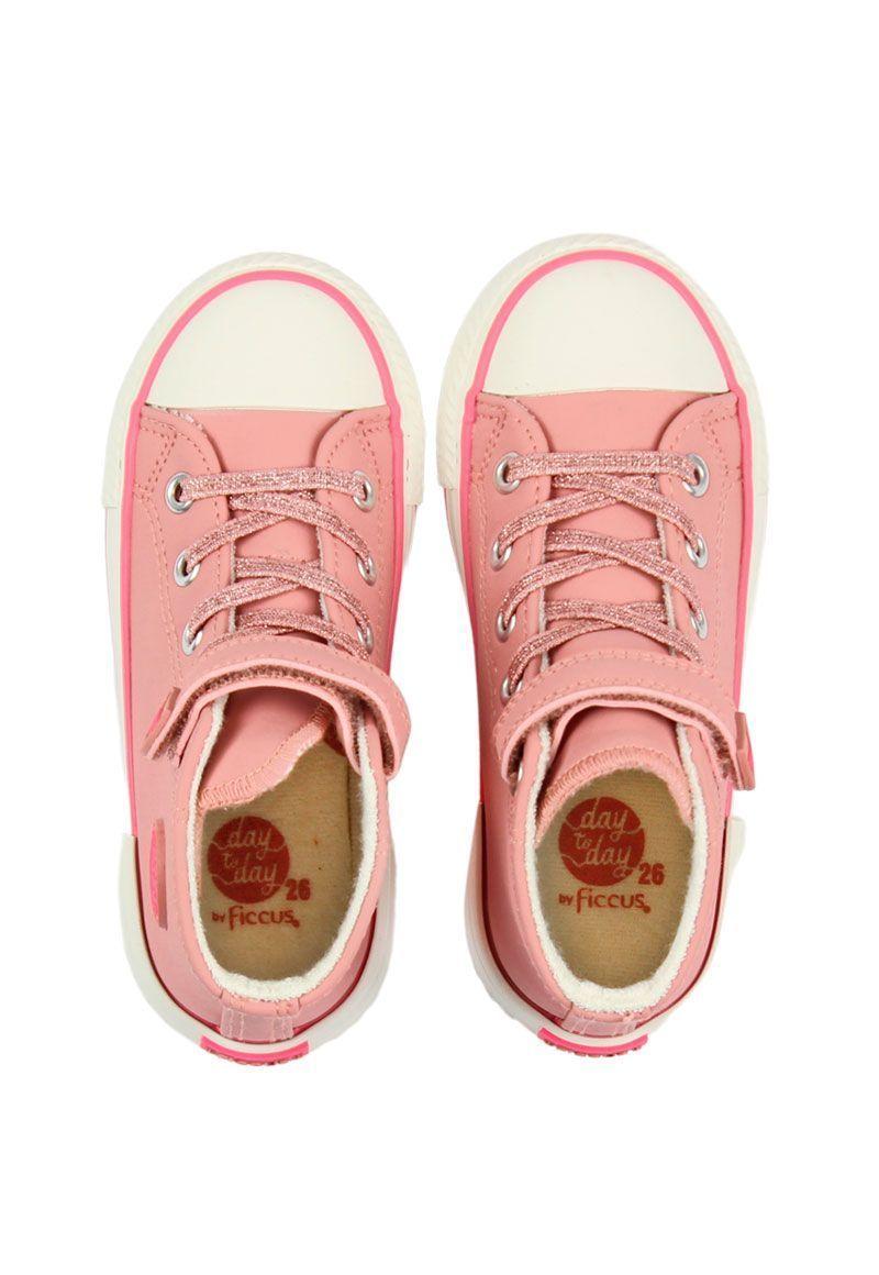 Zapatilla day to day caña velcro elastico niña 942-2