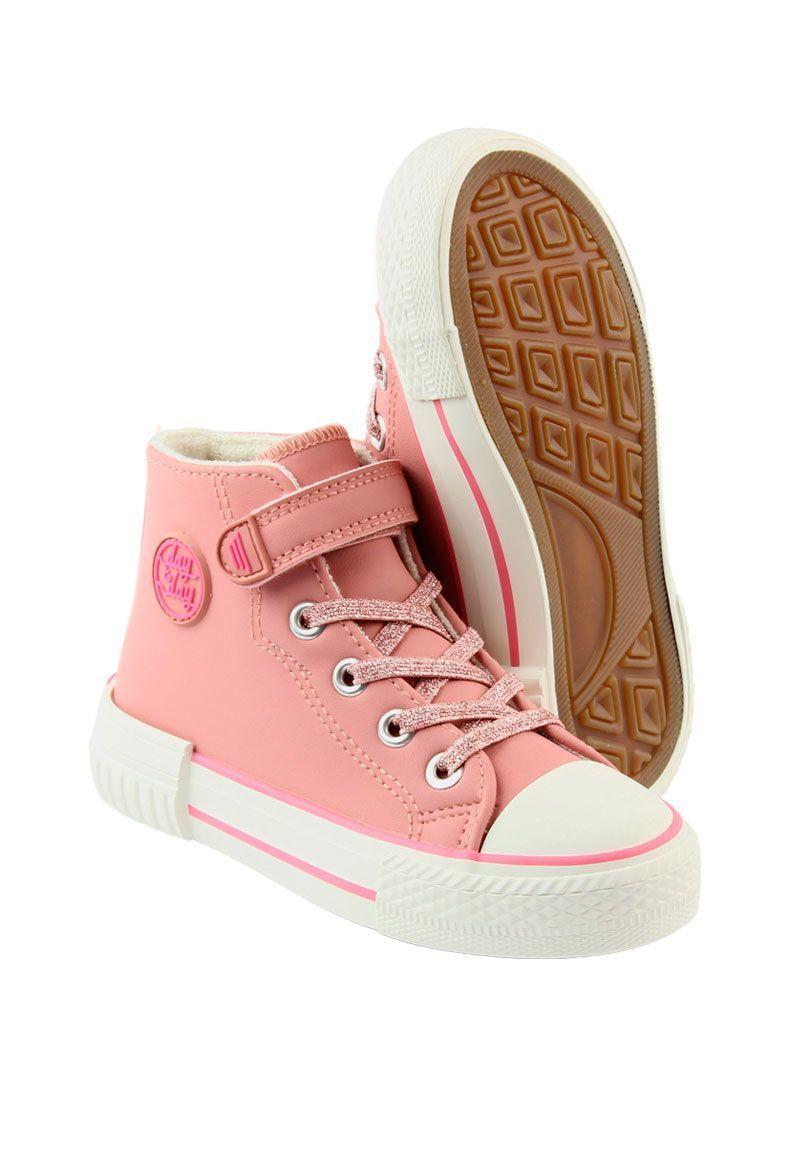 Zapatilla day to day caña velcro elastico niña 942-3