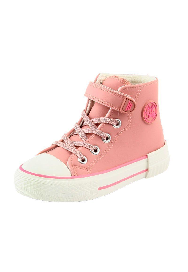 Zapatilla day to day caña velcro elastico niña 942-1