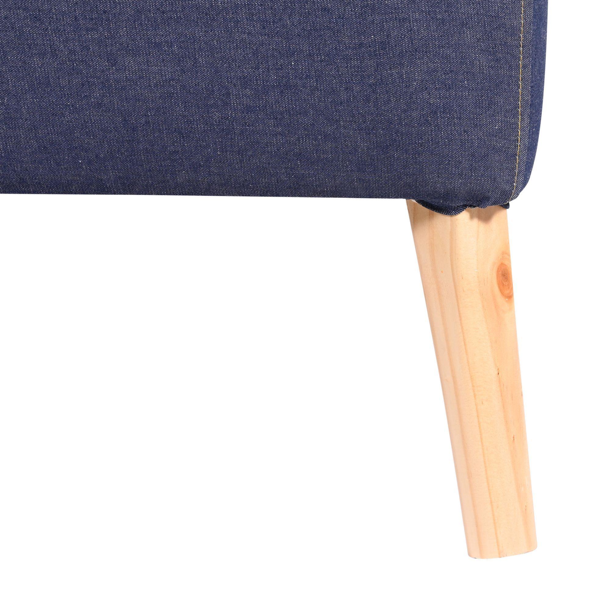 Pouf Petrum Jeans 62x42x42 cm Máxima Design-2