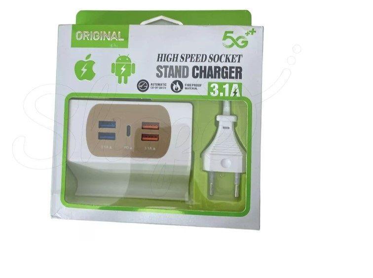 Hub Alargador 5 Puertos Usb Y Usb C 3.1a Rápida-2