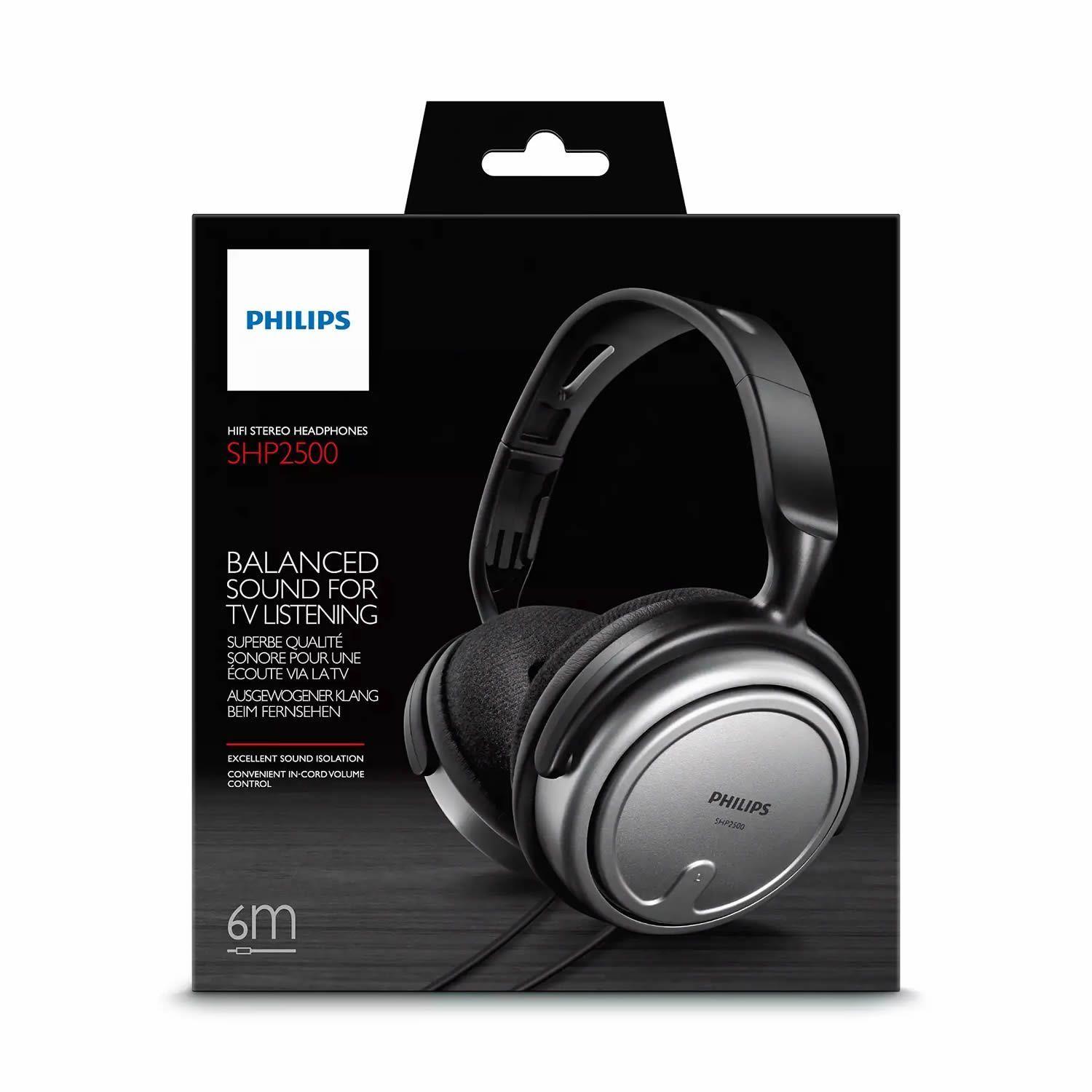 Audifonos Philips Tv SHP2500 Plateado-3