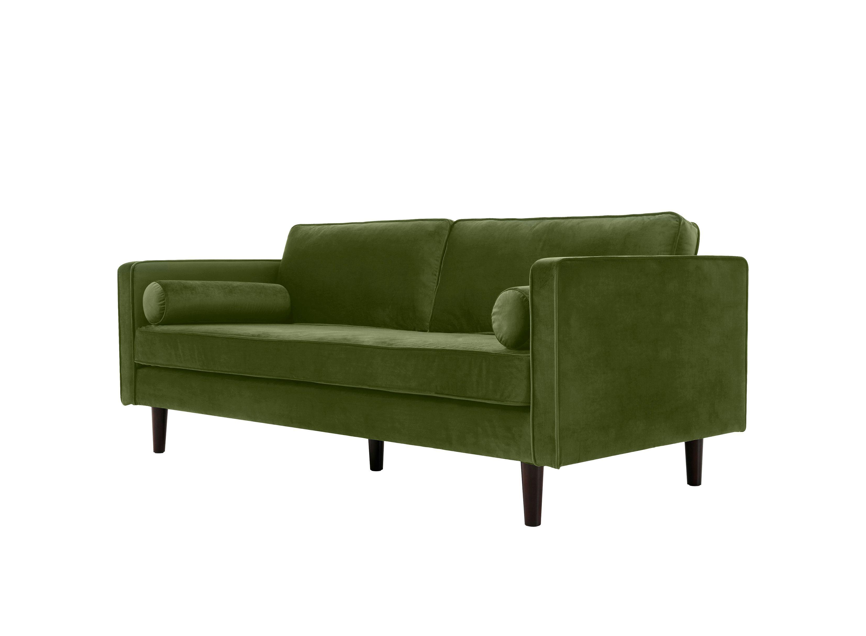 SOFA POLO VELVET 3CP VERDE VEGGIE-2