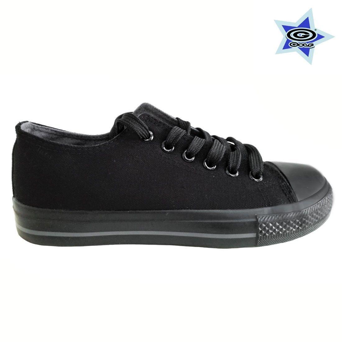 ZAPATILLA GOLF LONA BLACK BAJA-3