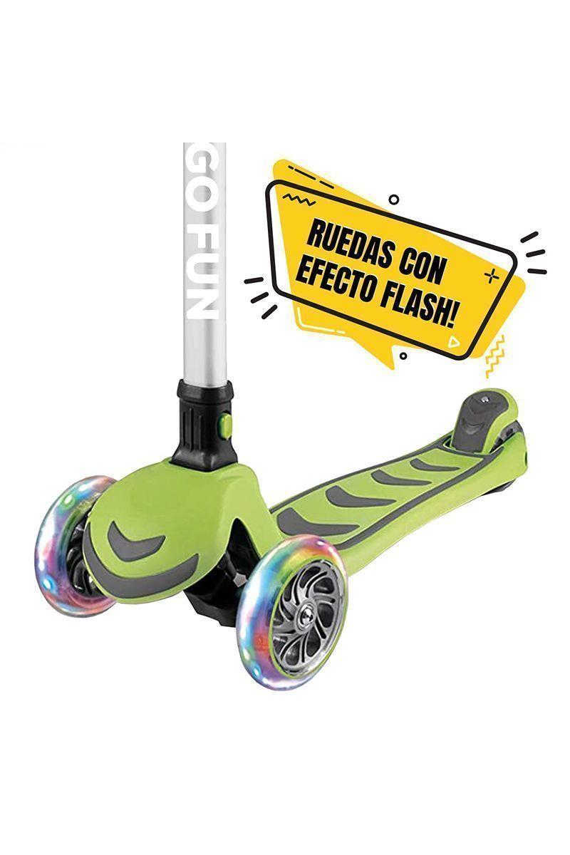 Scooter infantil GOFUN verde-4