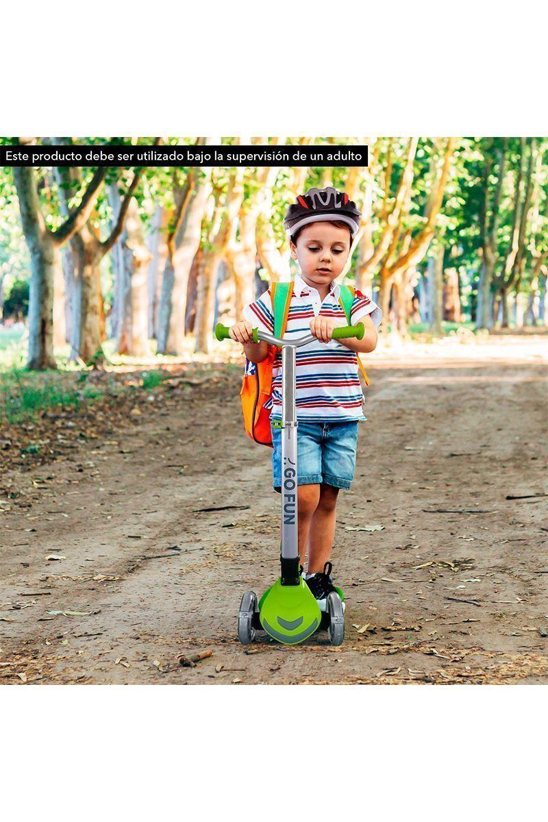 Scooter infantil GOFUN verde-5