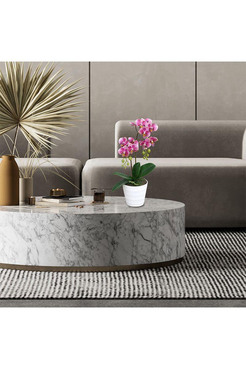 Planta Artificial Orquidea Rosa-5