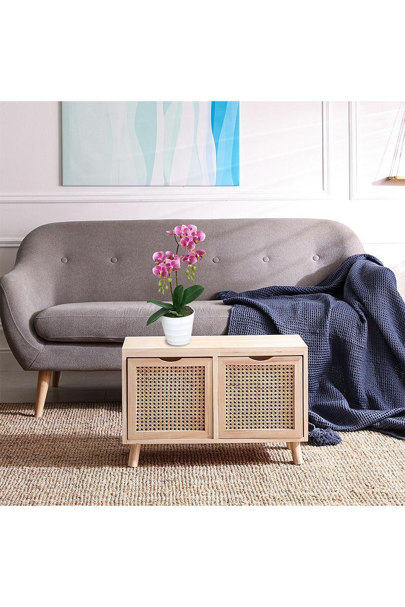 Planta Artificial Orquidea Rosa-4