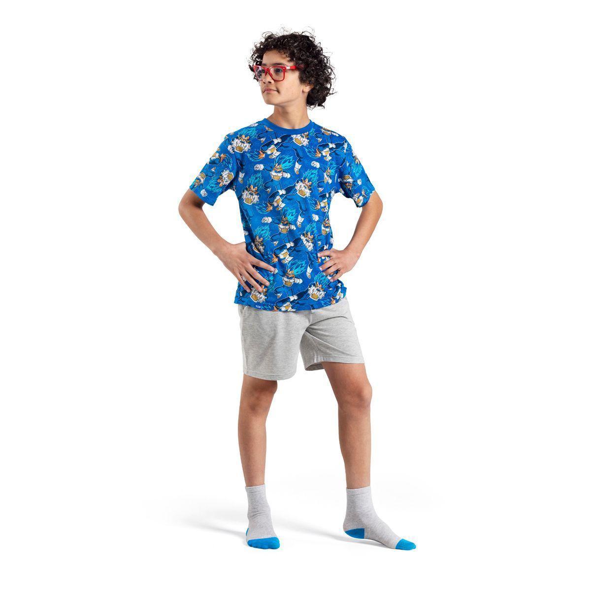 Pijama Niño Dragon Ball Z Vegeta C4 Top-0