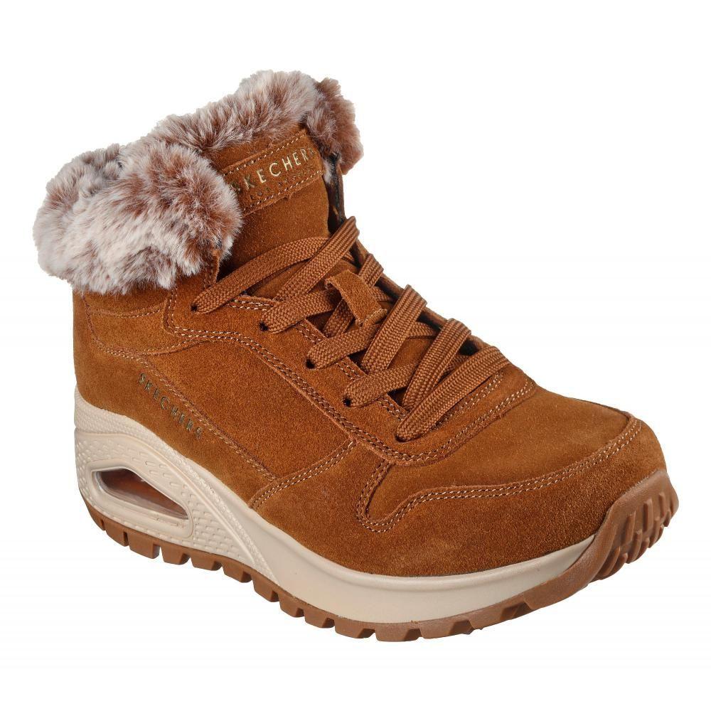 Botin Mujer Uno Rugged Café Skechers-0