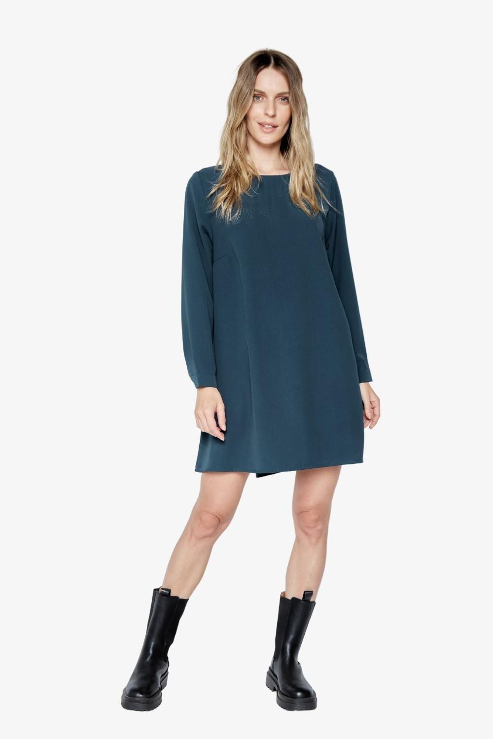 Vestido Ana petróleo-1