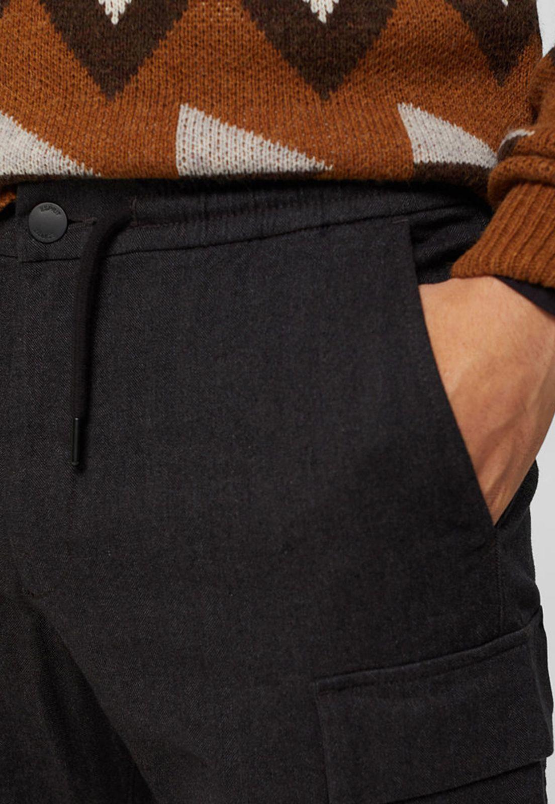 Pantalon Cargo De Algodón Ecológico Esprit-2