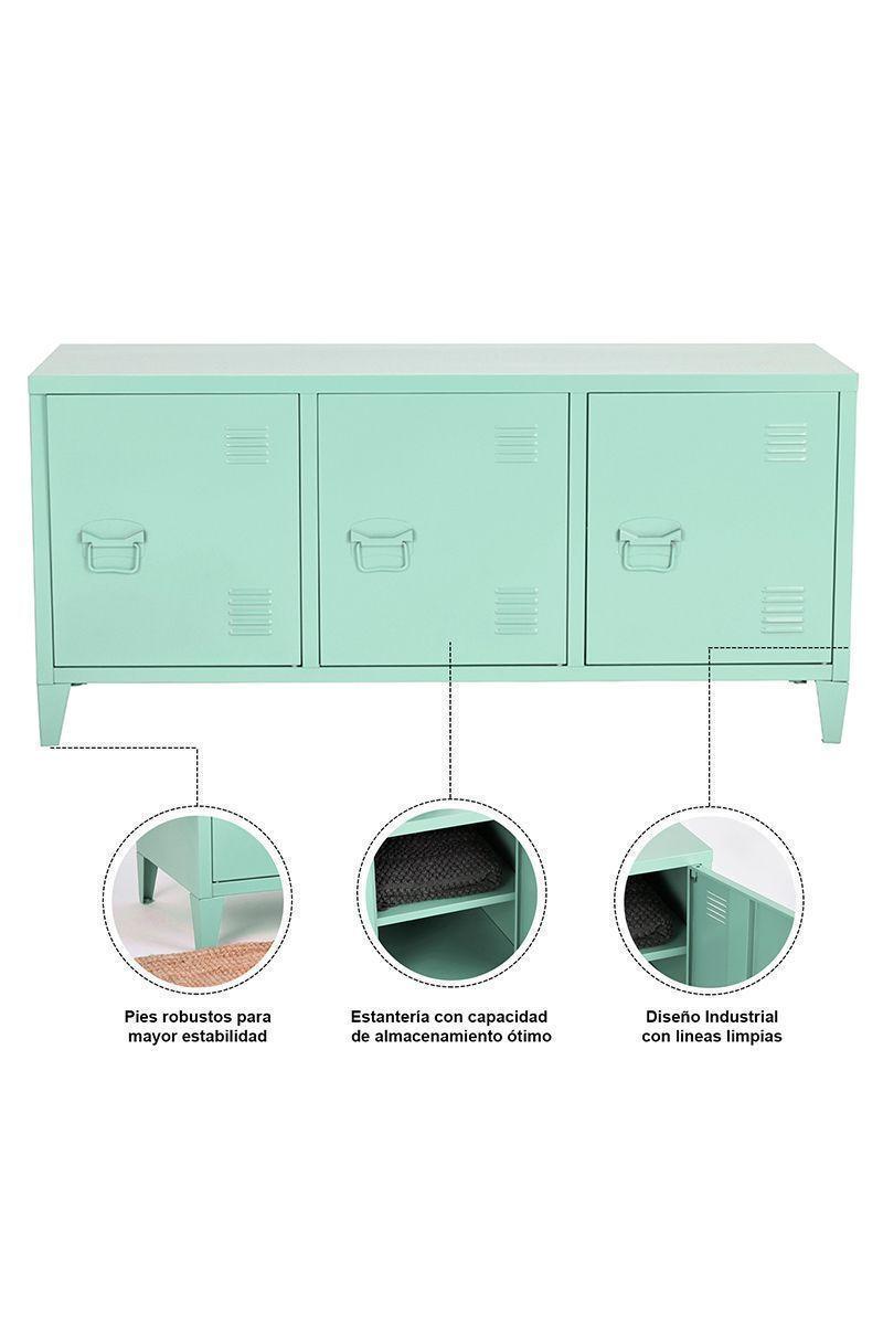 Buffet Gabinete Raks Tv Cómoda Metal-4