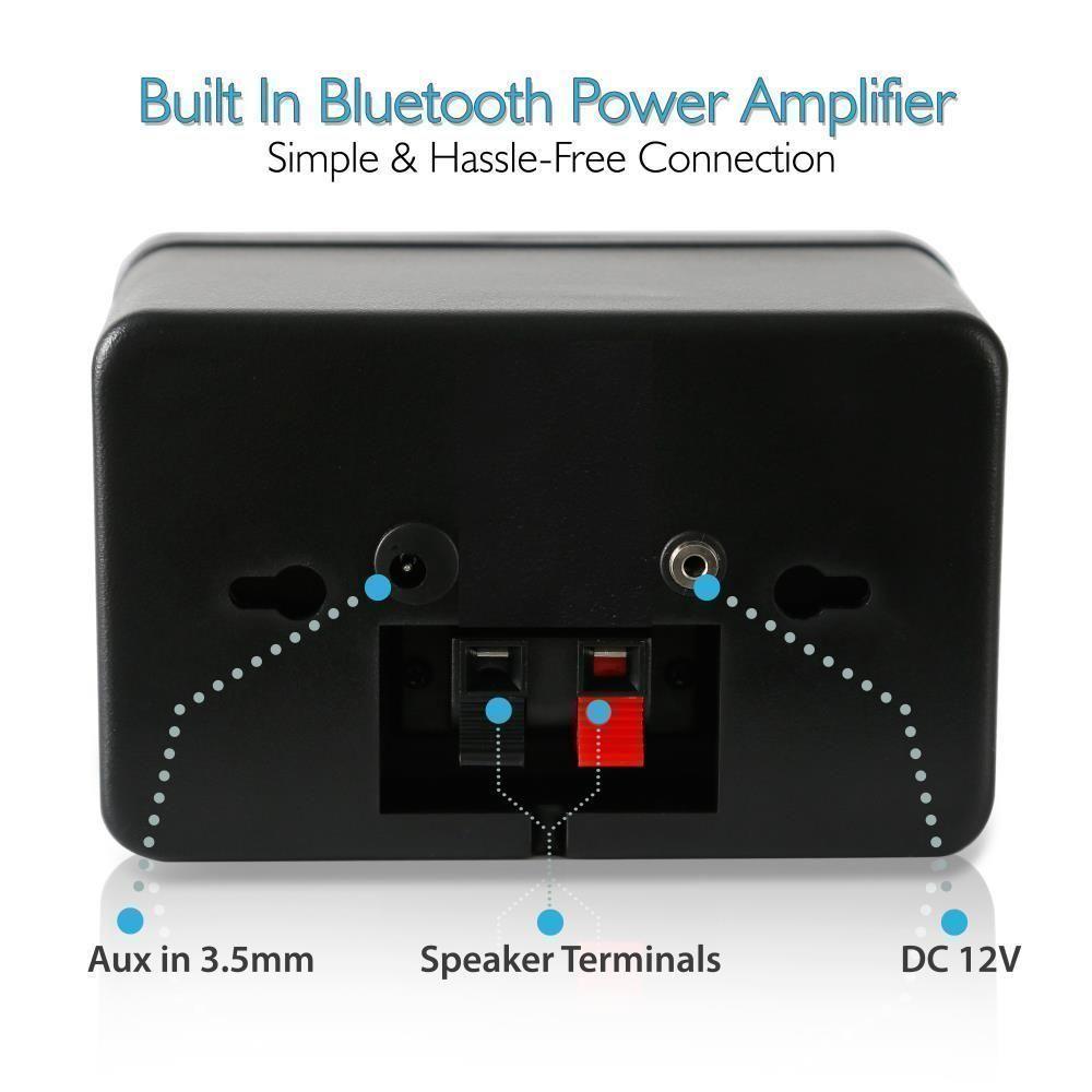 Parlantes murales activos bluetooth negros-3